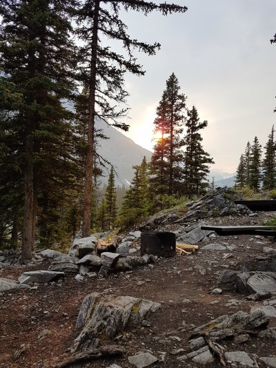 Point Backcountry Campground in Kanananaskis Country