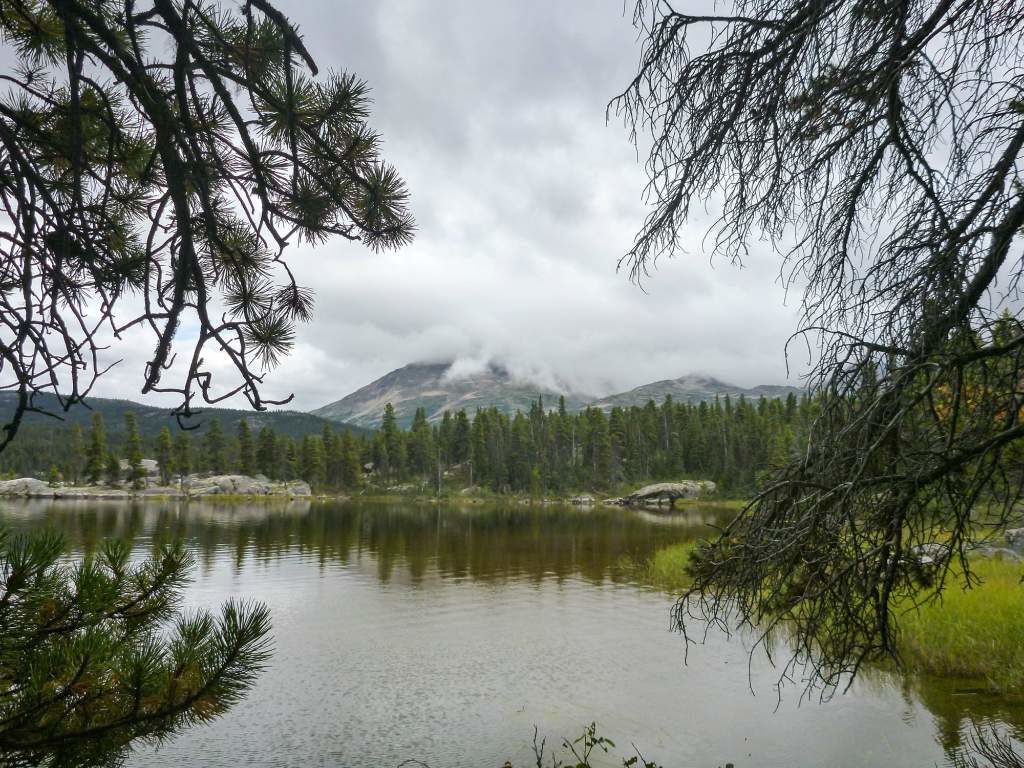 View of Bare Loon Lake on the Chilkoot Trail