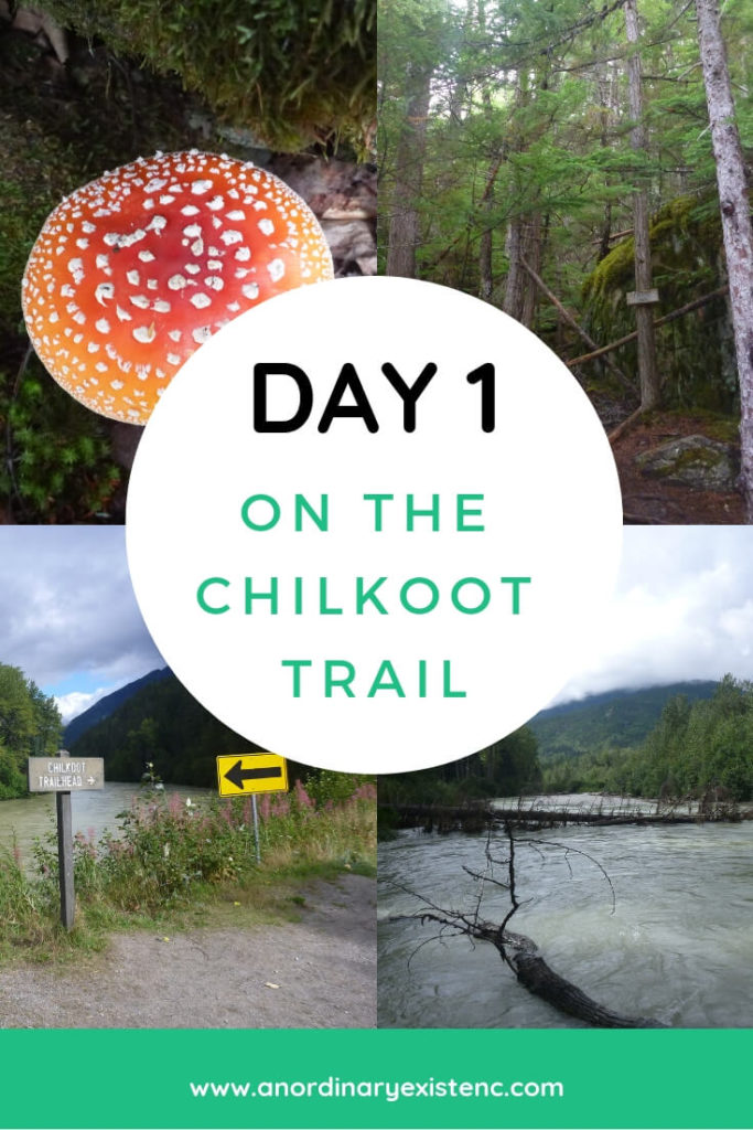 Hiking the Chilkoot Trail from the trailhead to Canyon City Campground