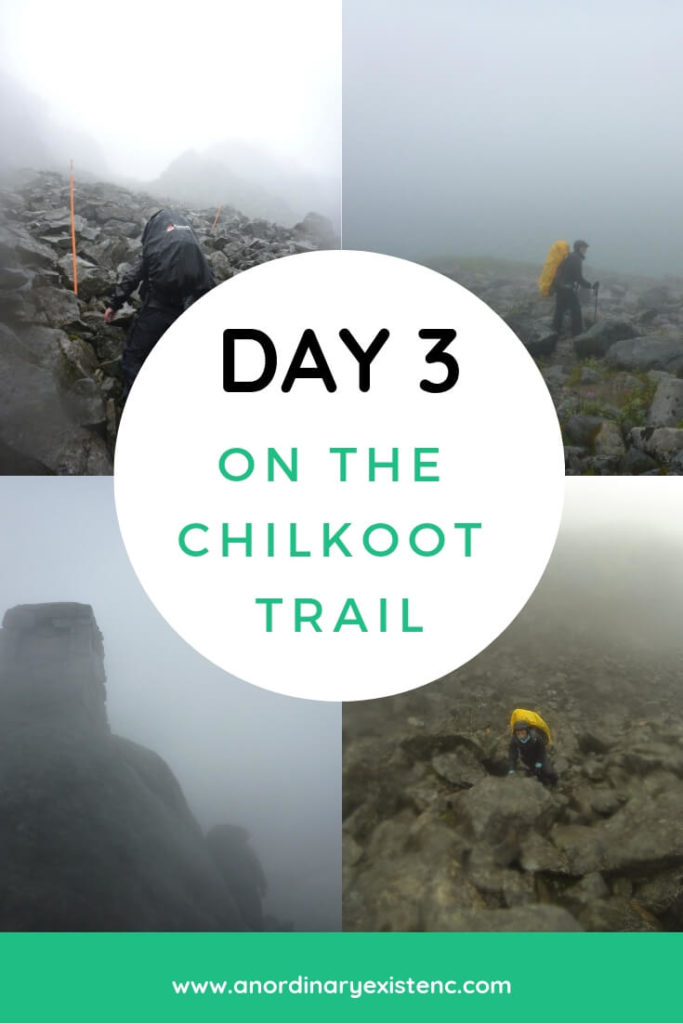 Hiking over the Chilkoot Pass from Sheep Camp to Happy Camp on the Chilkoot Trail