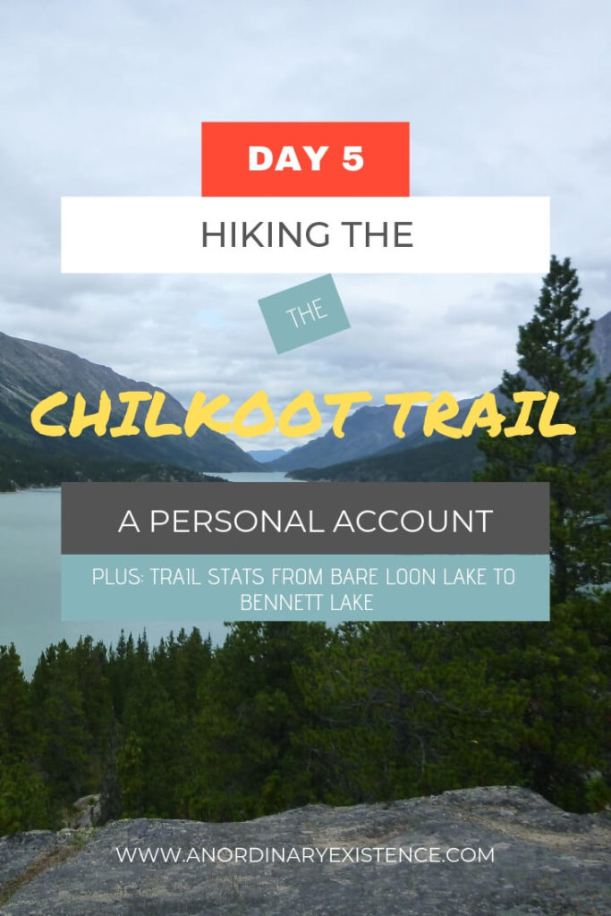 Hiking from Bare Loon Lake to the train station at Bennett Lake on the Chilkoot Trail