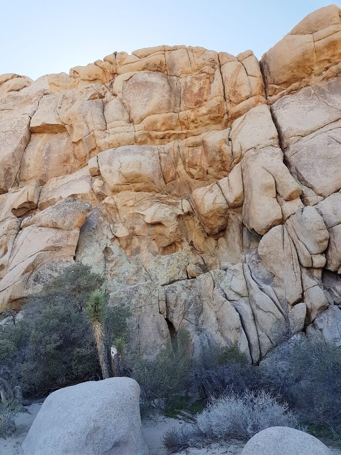 Rock formations along the Hidden Valley Trail